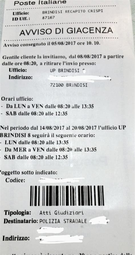 avviso di giacenza codice lv|Raccomandata online: come inviarla e ri.